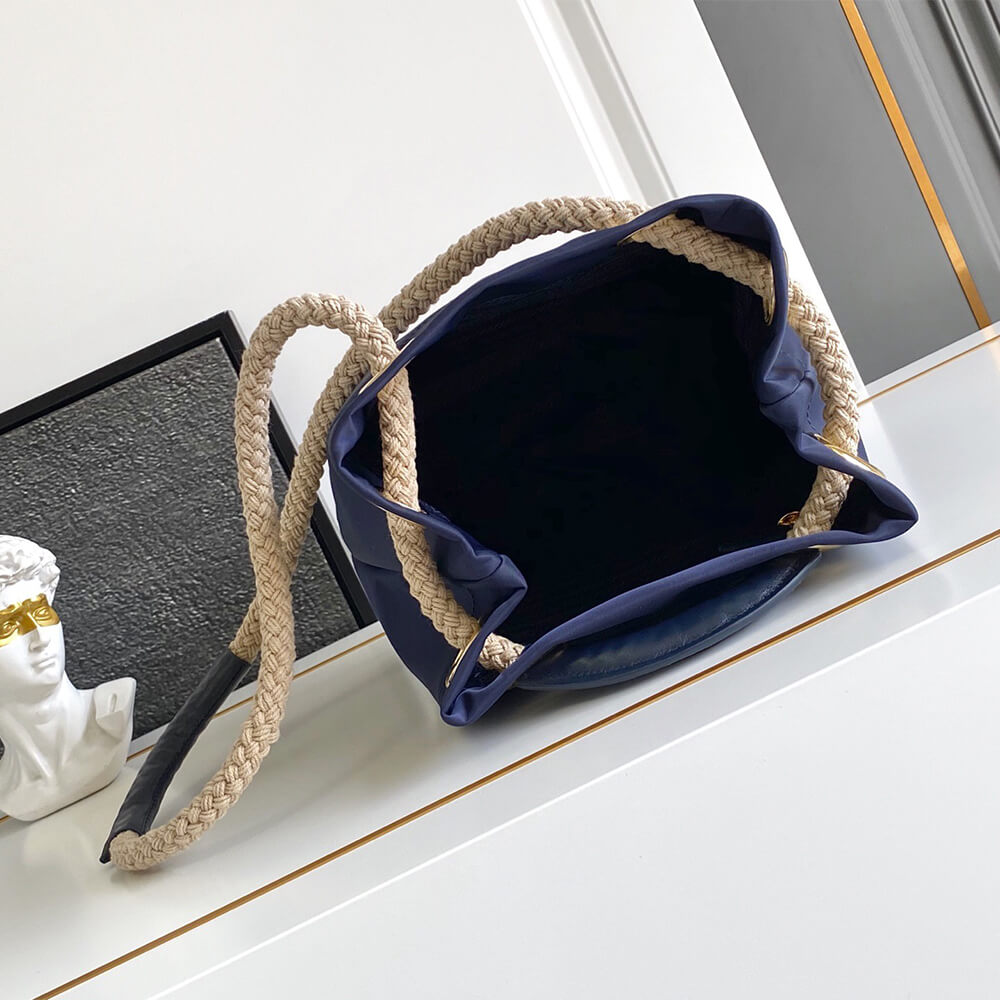 Pra*a Mariner Re-Nylon small bucket bag(HIGH-END GRADE)