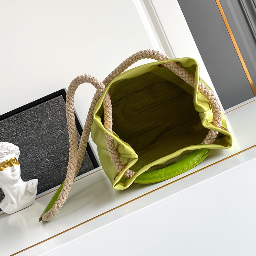 Pra*a Mariner Re-Nylon small bucket bag(HIGH-END GRADE)