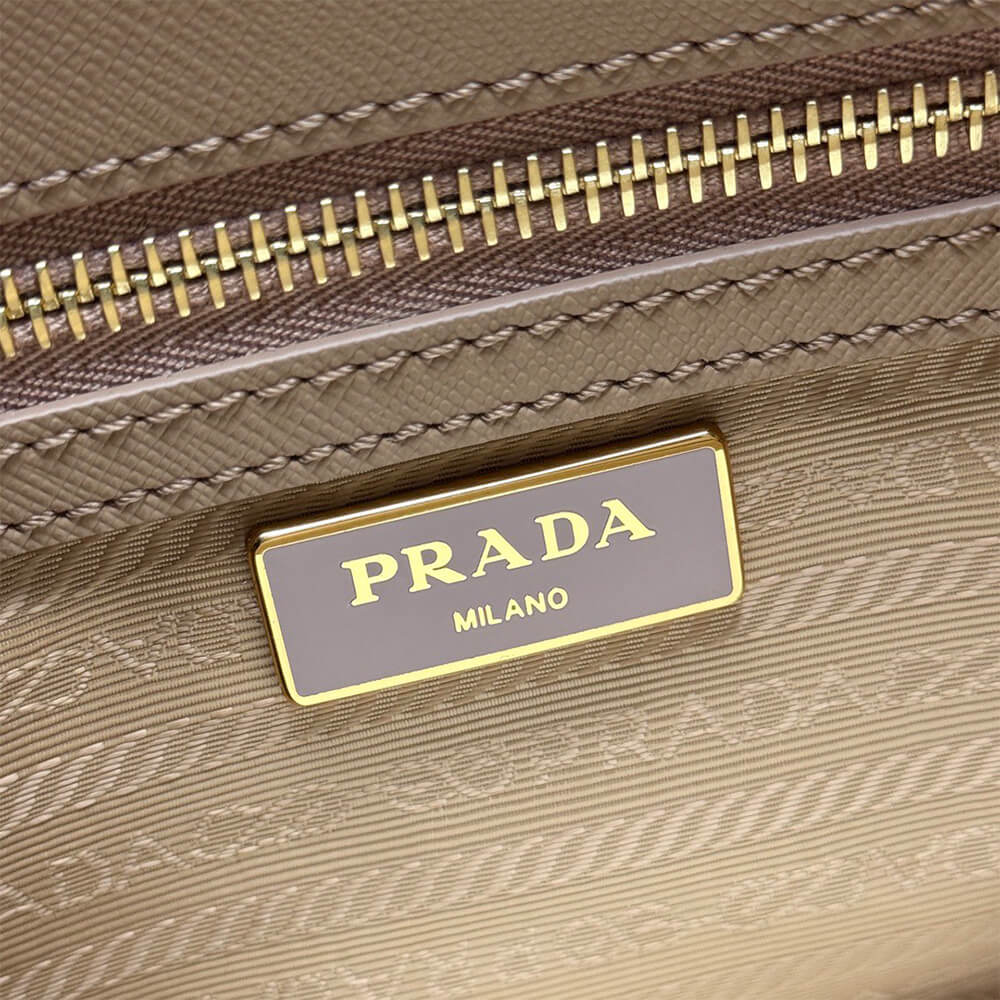 Small Pra*a Galleria Saffiano leather bag