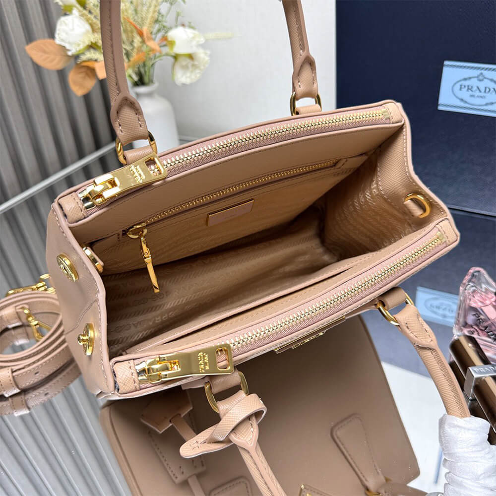 Small Pra*a Galleria Saffiano leather bag