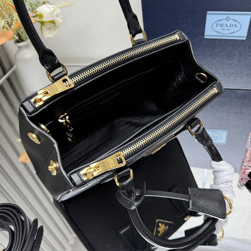 Small Pra*a Galleria Saffiano leather bag