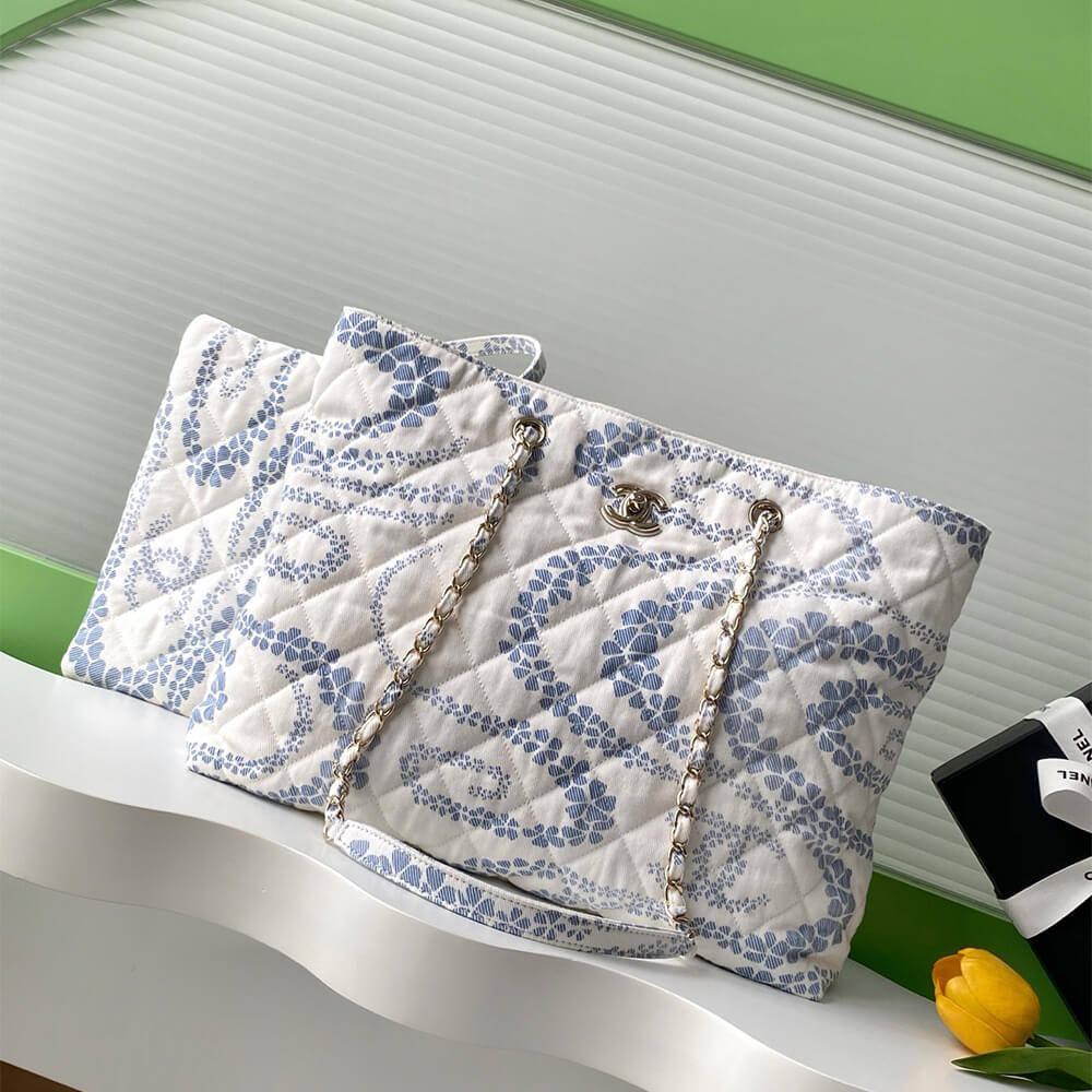 Ch**el Coco Beach Shopping Bag(high-end grade)