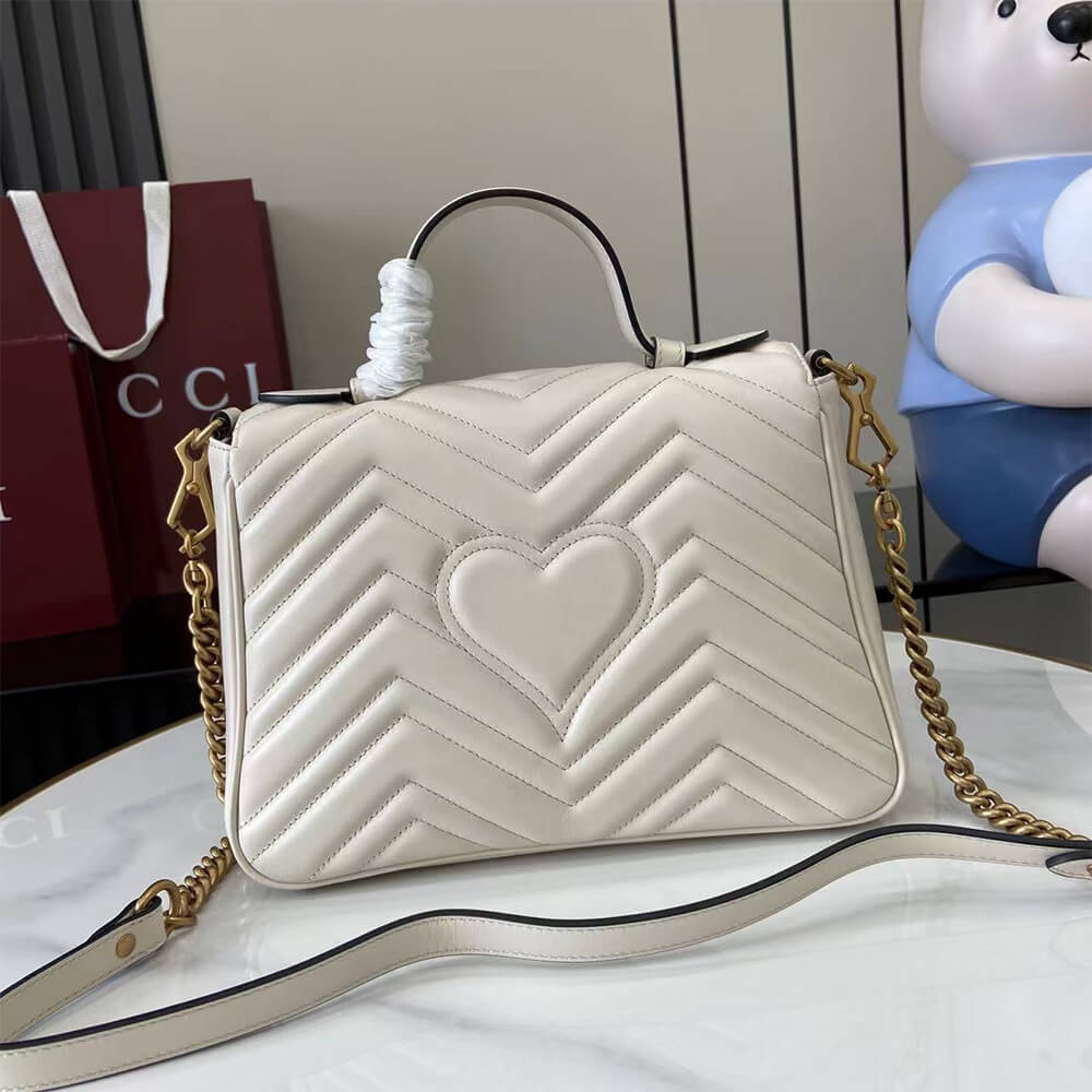 Gvc*1 GG Marmont Small Top Handle Bag