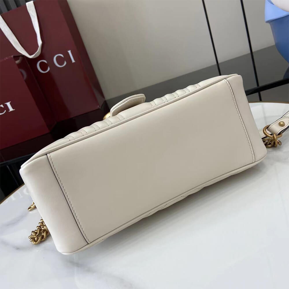 Gvc*1 GG Marmont Small Top Handle Bag