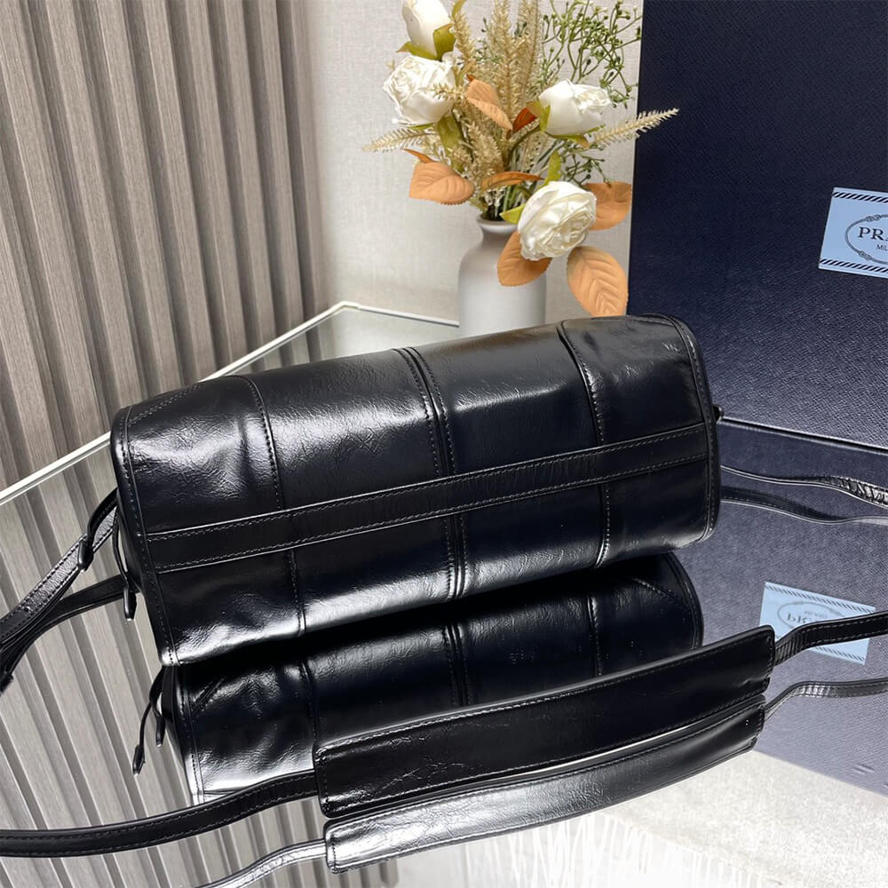 Pra*a Bonnie small leather shoulder bag(HIGH-END GRADE)
