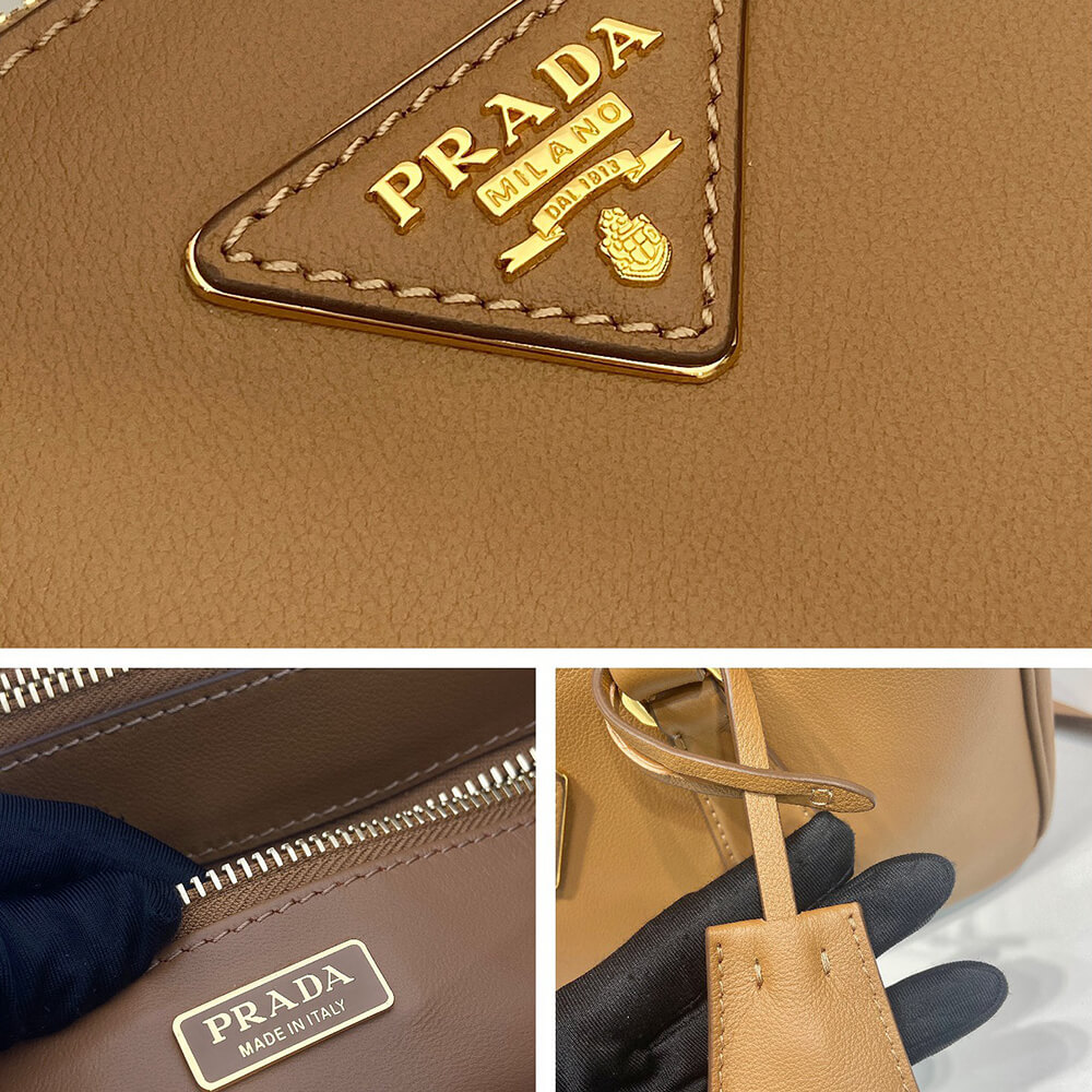 Medium Pra*a Galleria leather bag(HIGH-END GRADE)