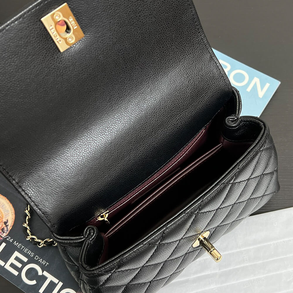 Ch**el MINI COCO Handle Bag(HIGH-END GRADE)