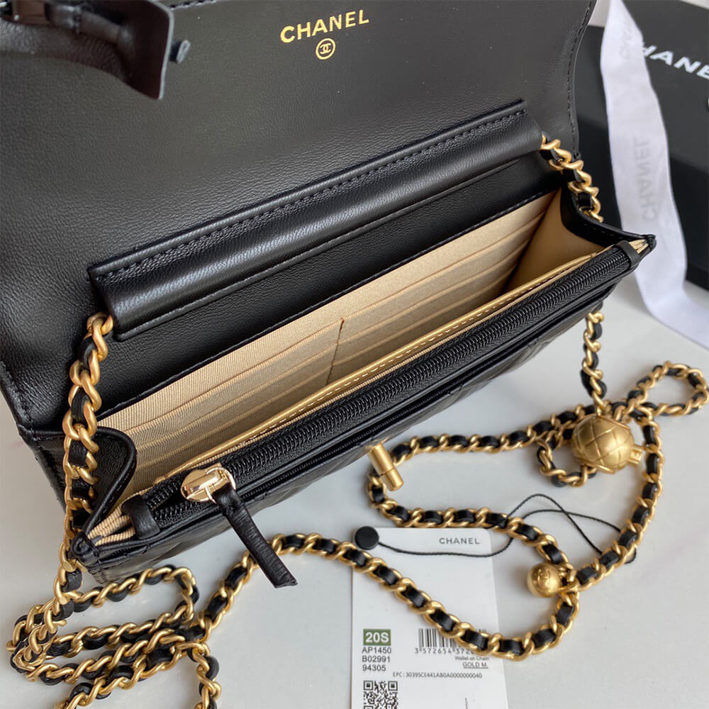 Ch**el Classic Wallet On Chain(high-end grade)