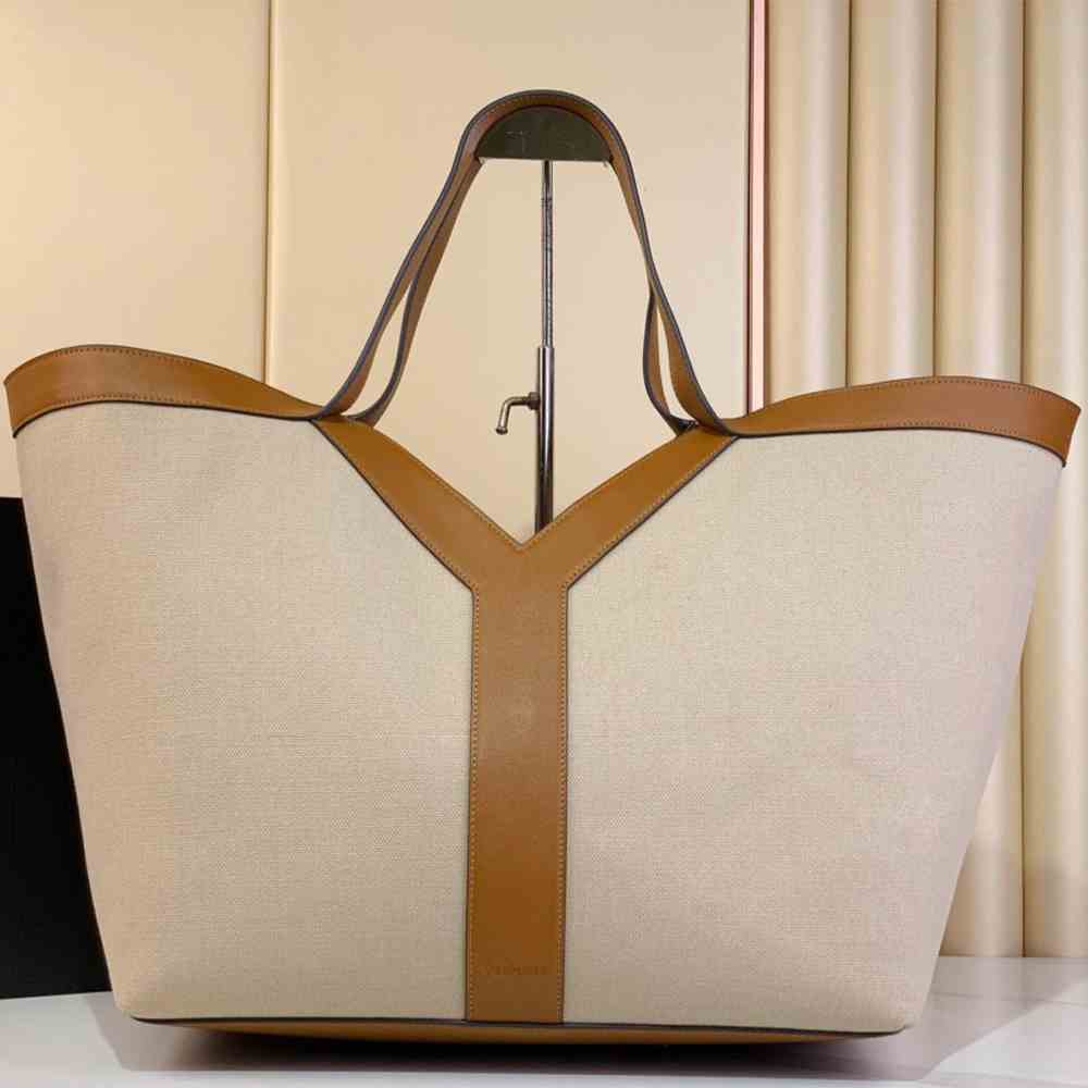 Y51 Y TOTE IN CANVAS AND LEATHER(HIGH-END GRADE)