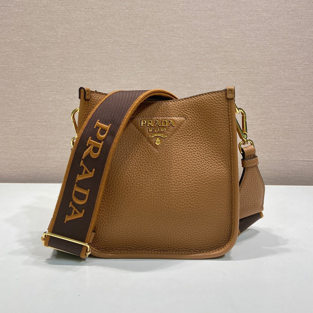 Pra*a Leather mini shoulder bag(HIGH-END GRADE)