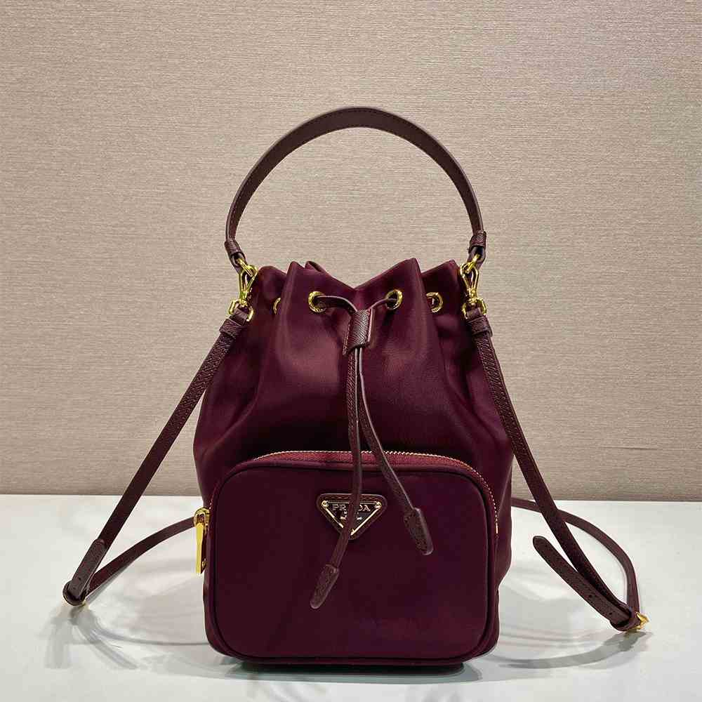 Pra*a Duet Re-Nylon bucket bag