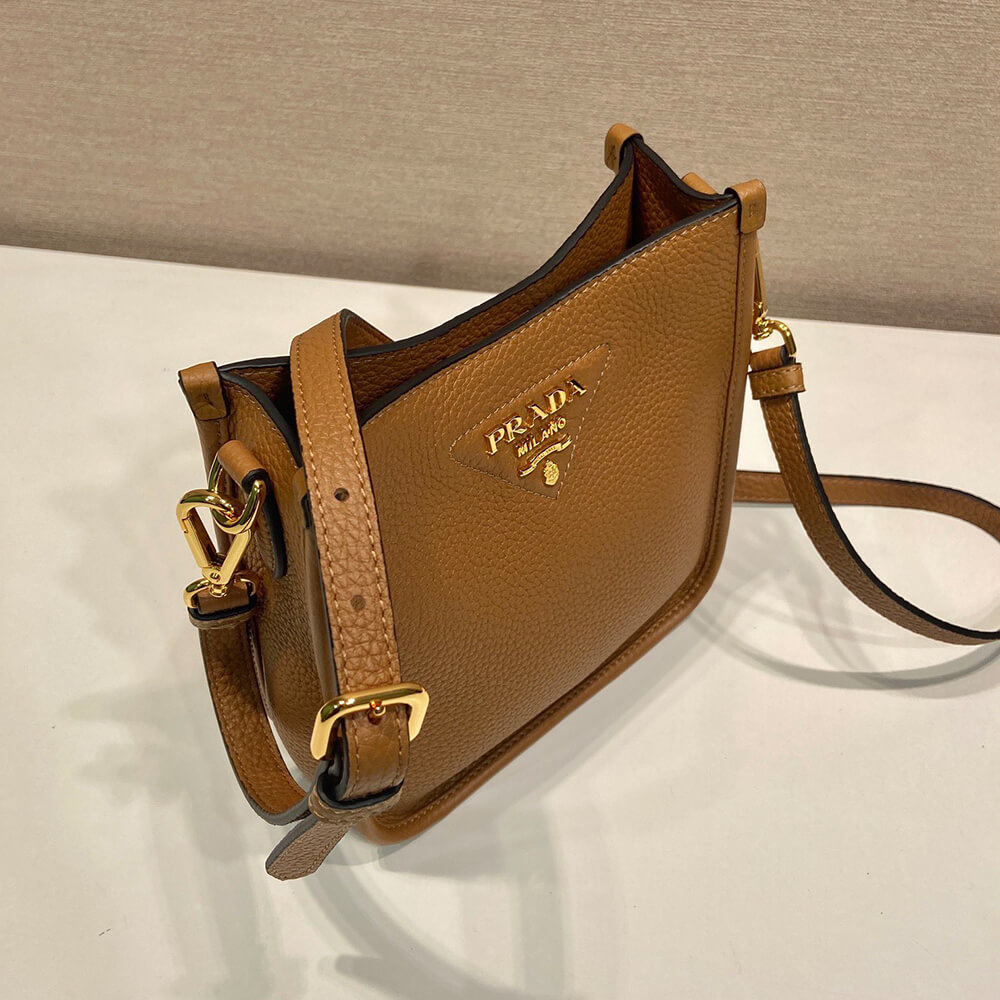 Pra*a Leather mini shoulder bag(HIGH-END GRADE)