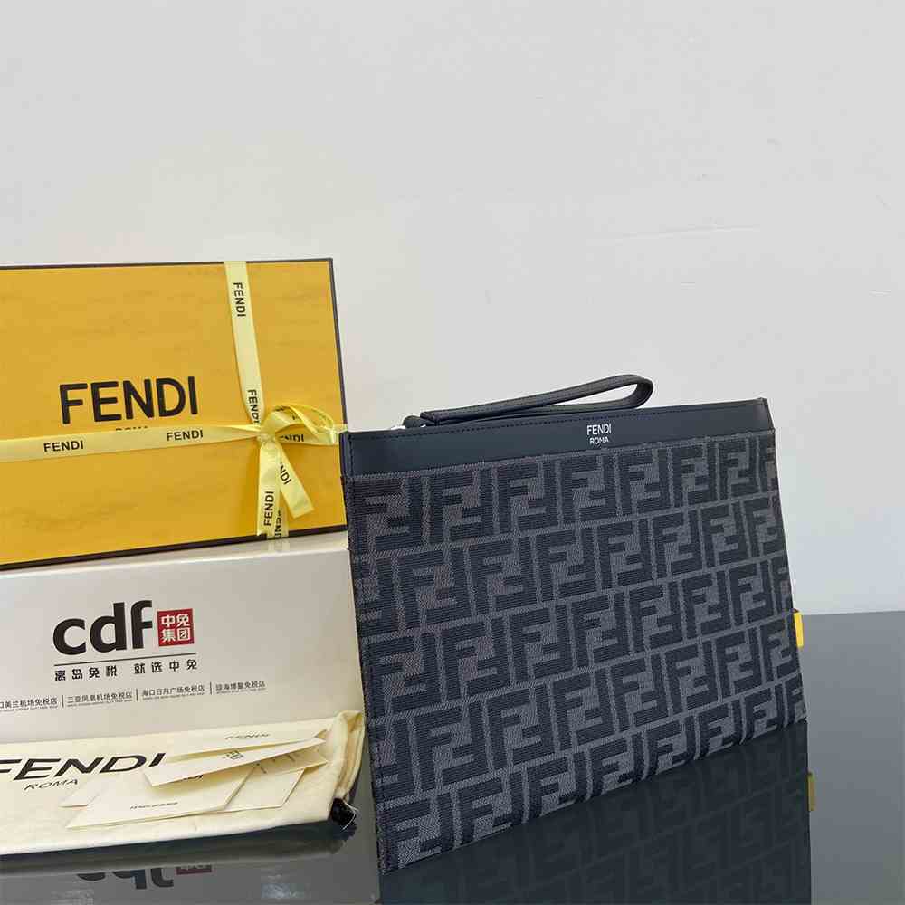 FF Jacquard Flat Pouch Medium