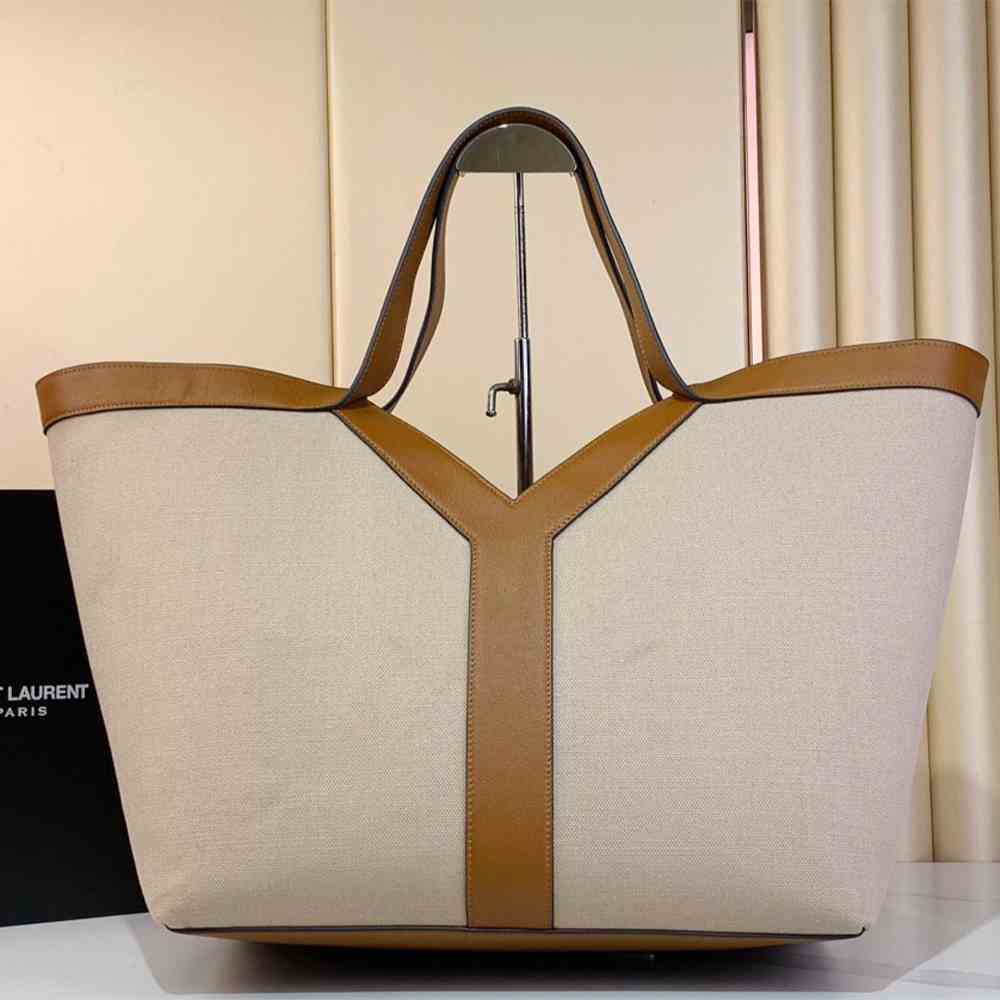 Y51 Y TOTE IN CANVAS AND LEATHER(HIGH-END GRADE)