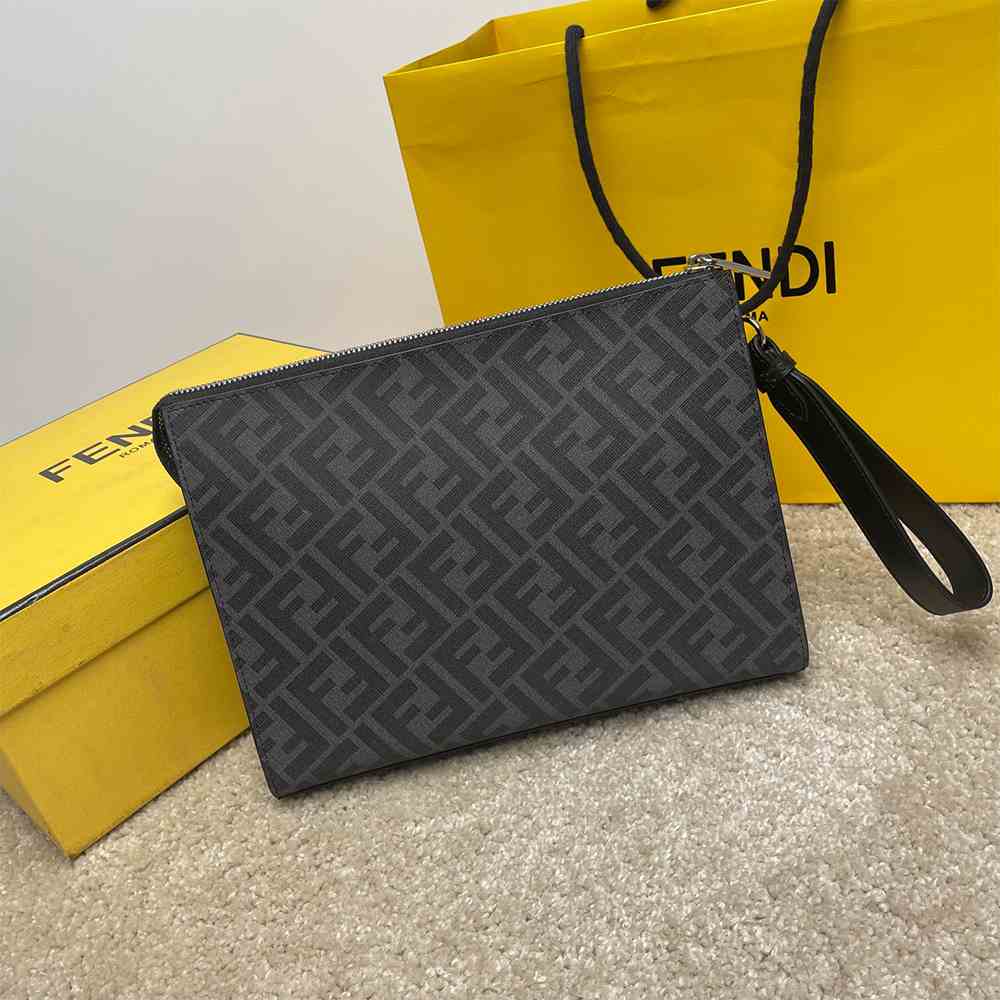 F**di Diagonal Clutch