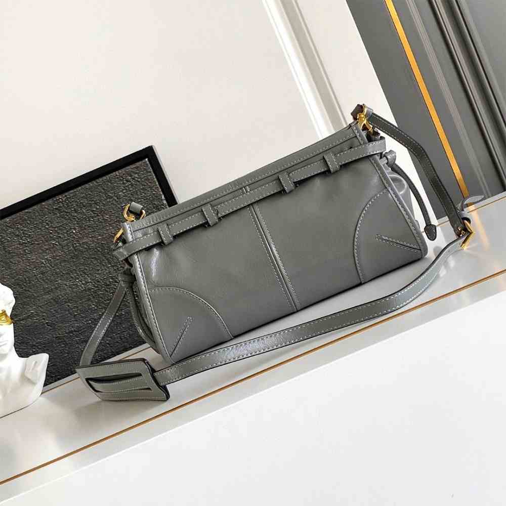 Pra*a Bonnie small leather shoulder bag(HIGH-END GRADE)