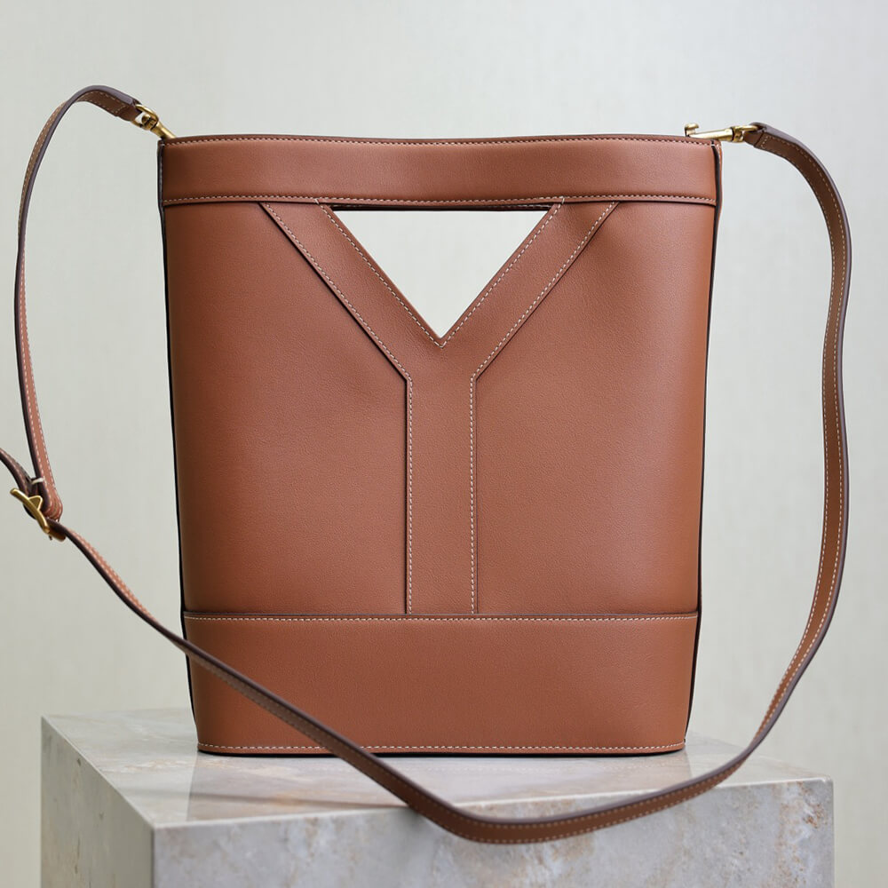 Y51 Y small bucket in canvas and leather(HIGH-END GRADE)