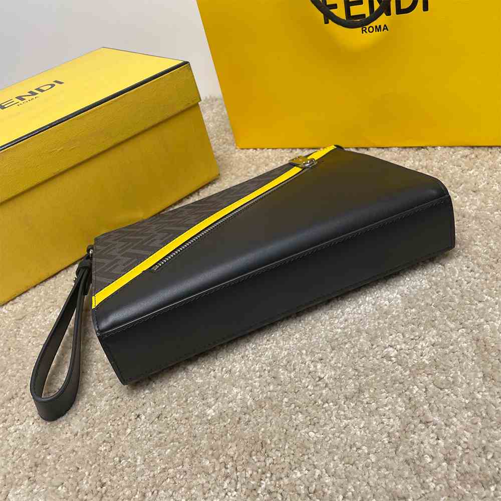 F**di Diagonal Clutch