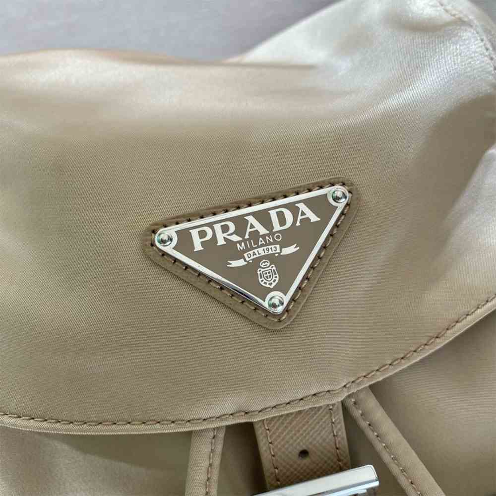 Pra*a Re-Nylon medium backpack with pouch