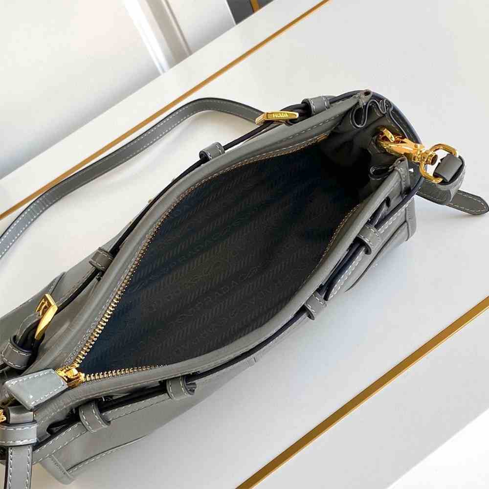 Pra*a Bonnie small leather shoulder bag(HIGH-END GRADE)