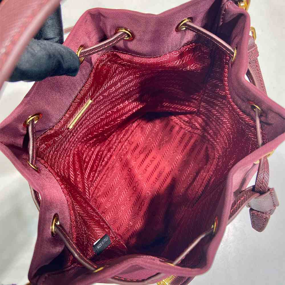 Pra*a Duet Re-Nylon bucket bag