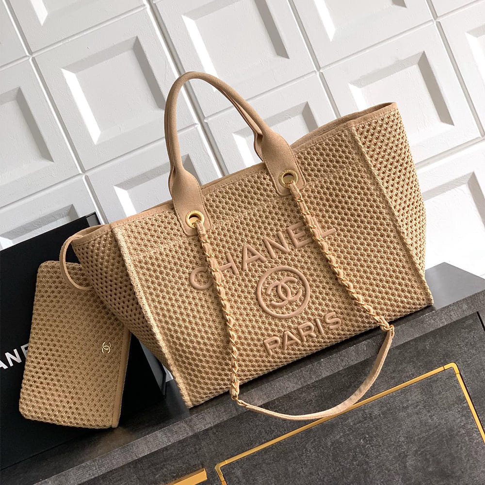 Ch**el Deauville Large Tote(HIGH-END GRADE)