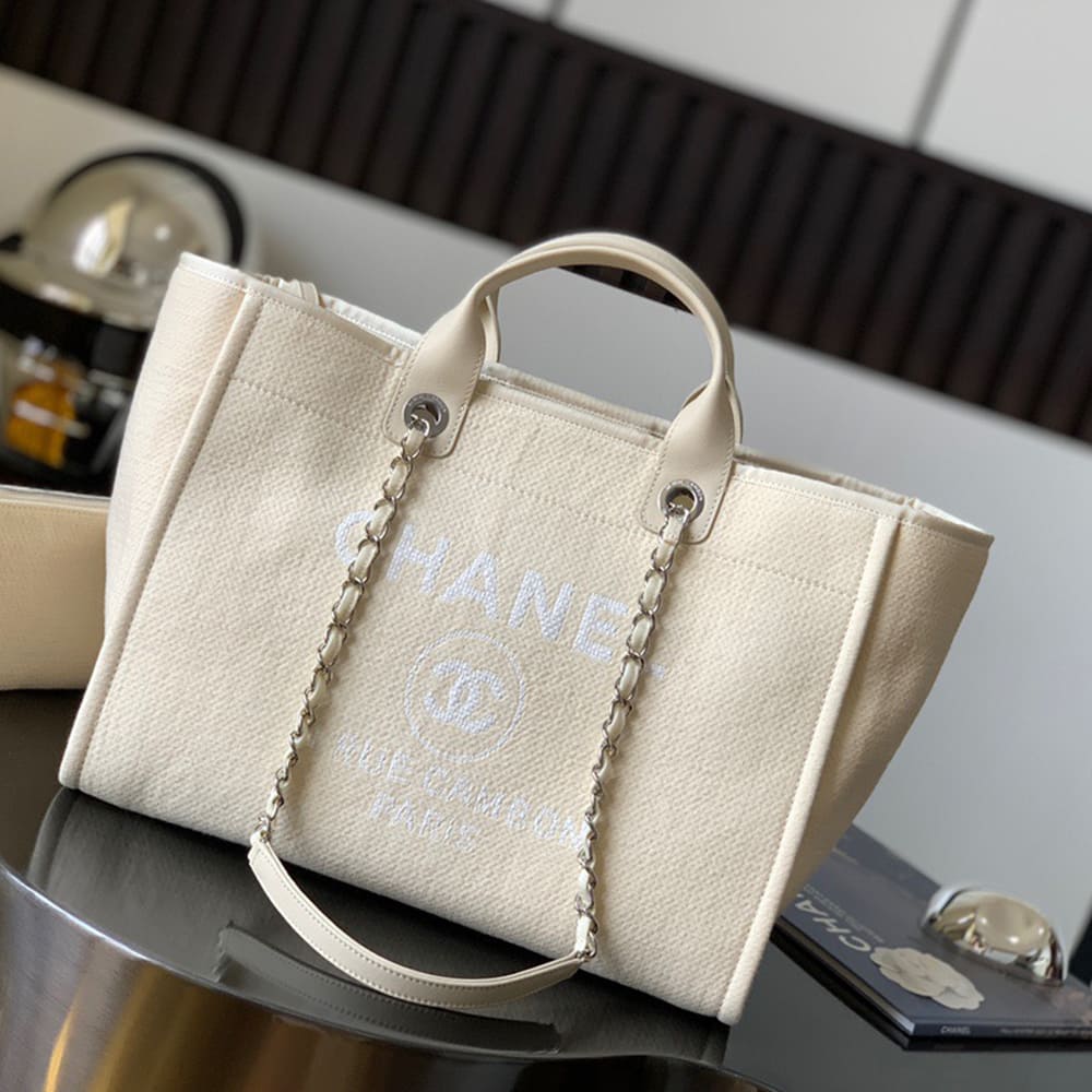Ch**el Deauville Large Tote(HIGH-END GRADE)