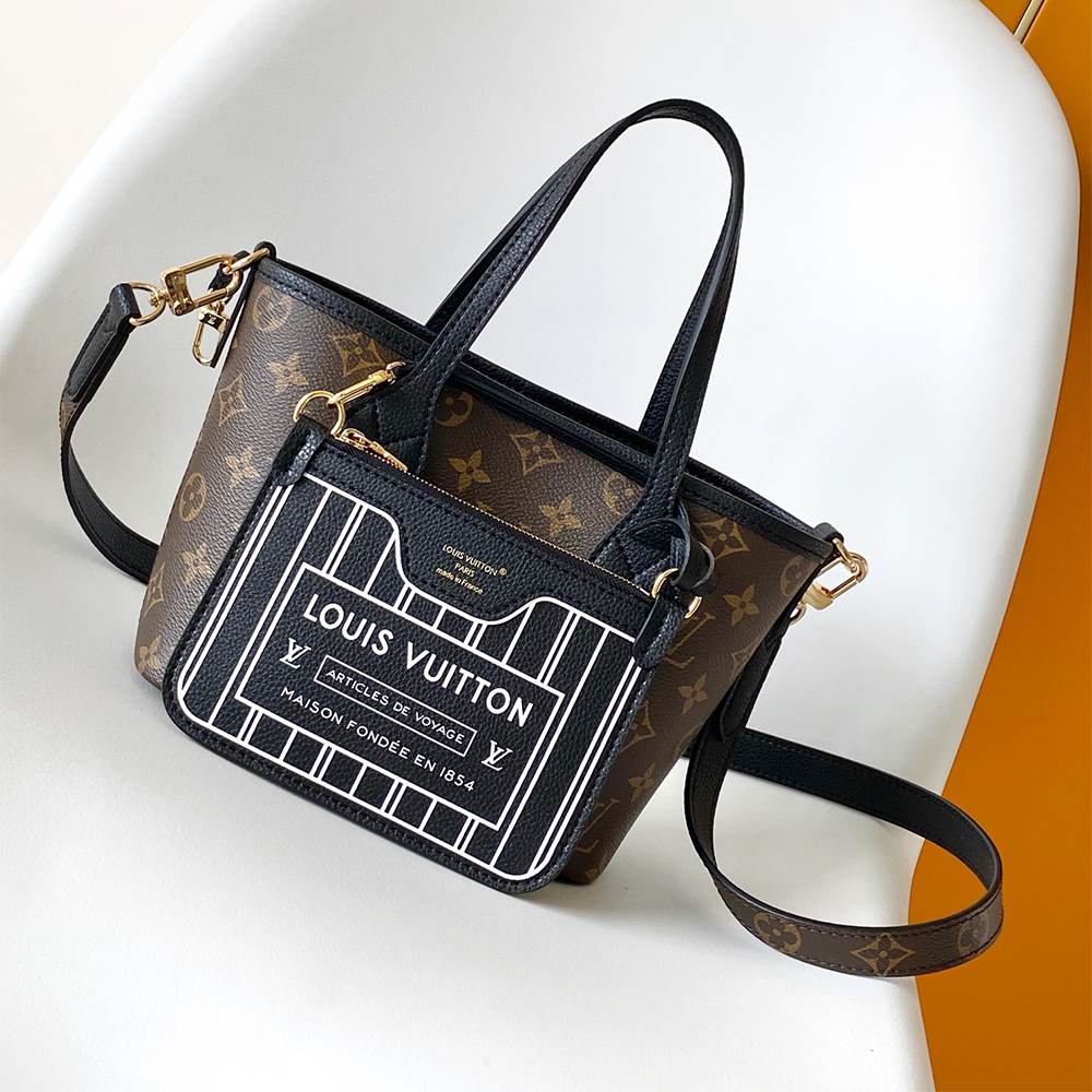LV Neverfull Bandoulière Inside Out BB