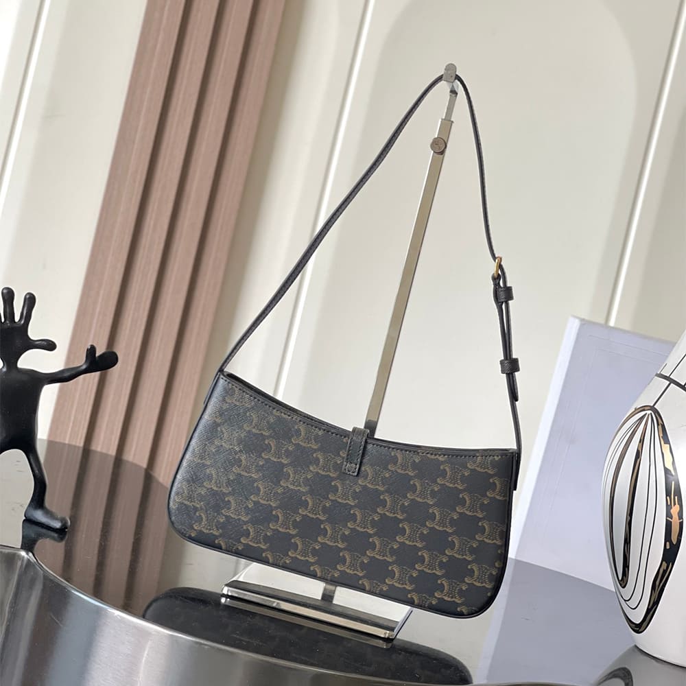 Ce1i*e TINA SHOULDER BAG IN Triomphe canvas