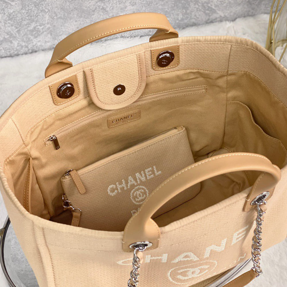 Ch**el Deauville Large Tote(HIGH-END GRADE)