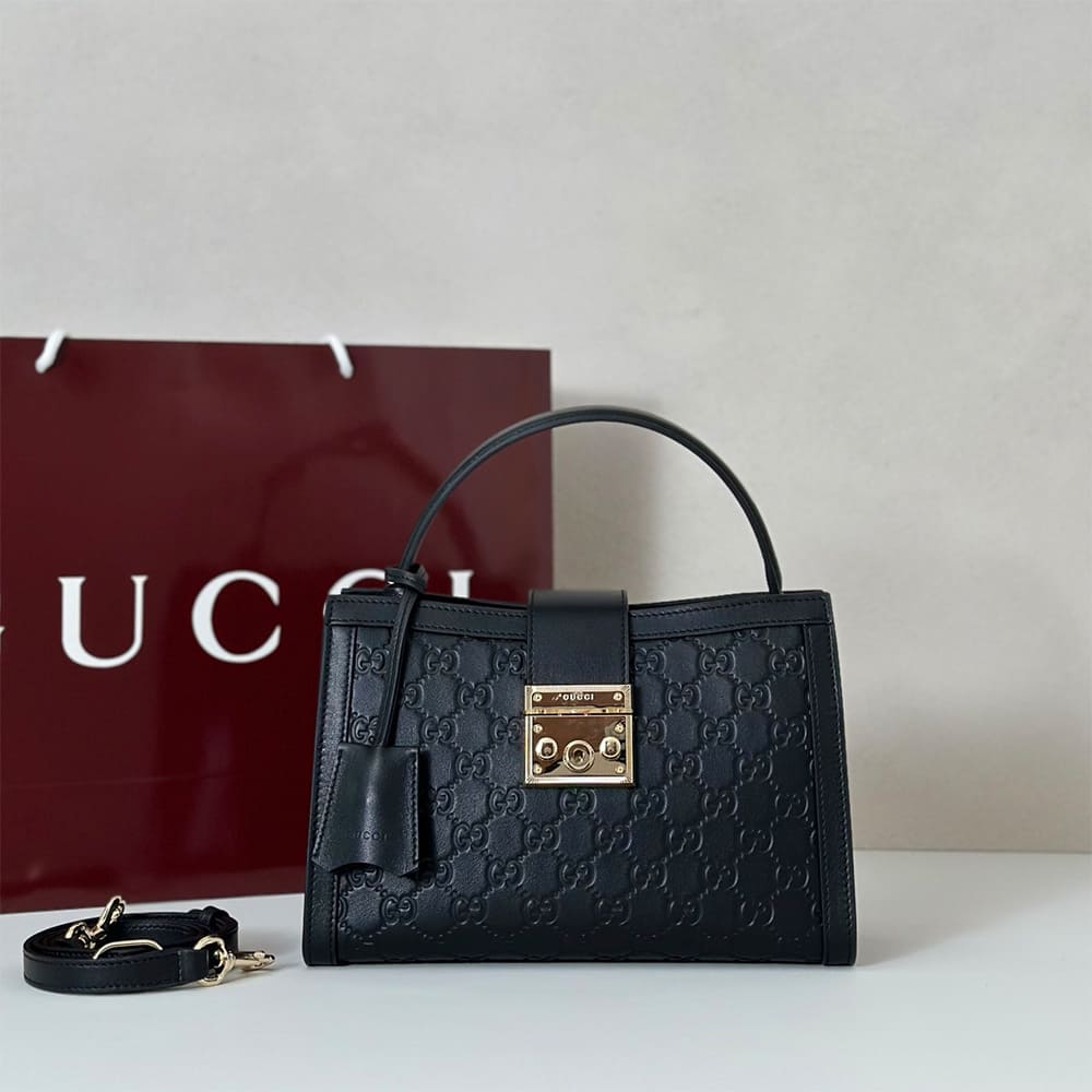 Gvc*1 Padlock medium top handle bag