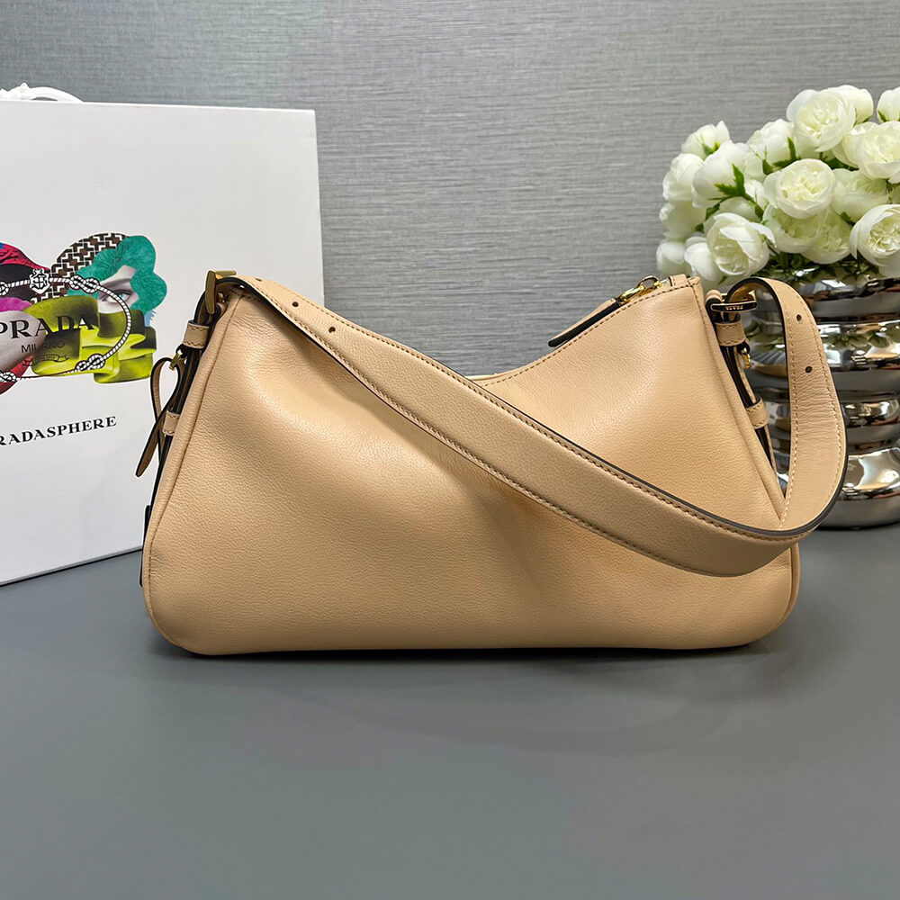 Pra*a Aimee medium leather shoulder bag