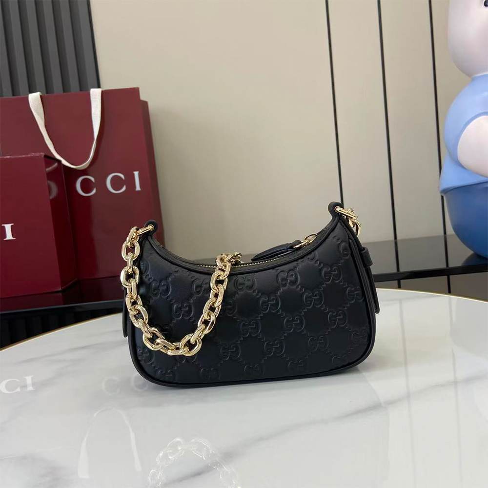 GG Emblem mini shoulder bag