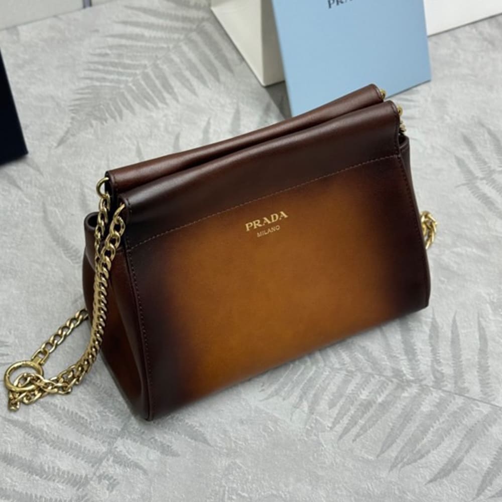 Pra*a Enchaine mini leather bag(HIGH-END GRADE)