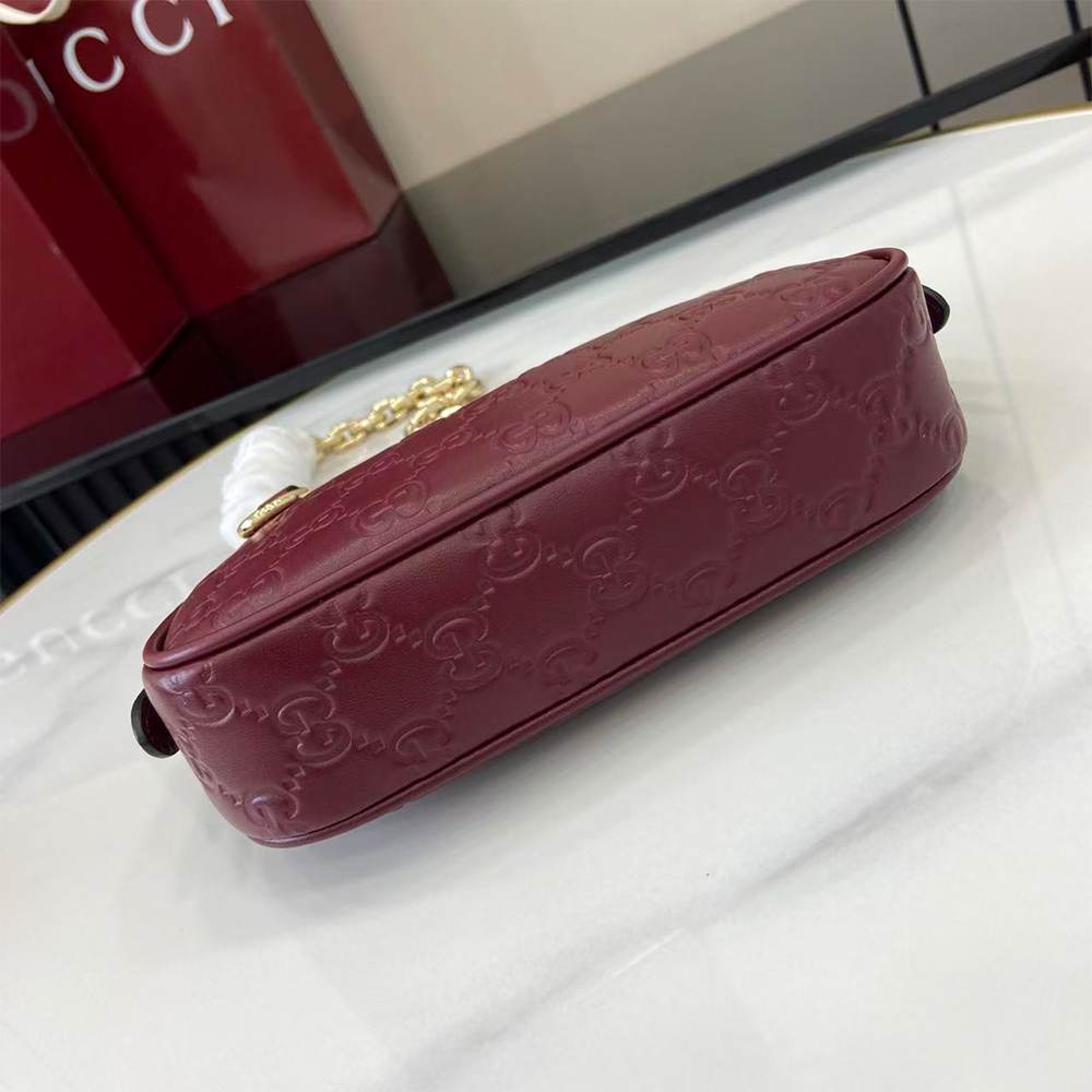 GG Emblem mini shoulder bag