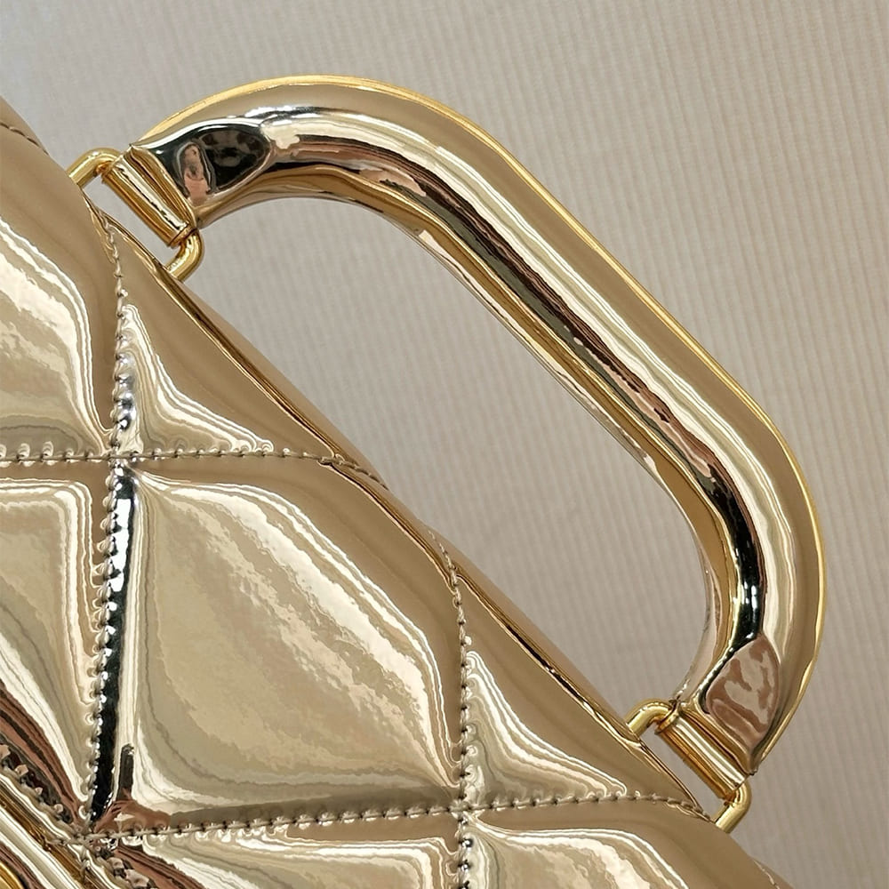 Ch**el Large Flap Bag With Top Handle(high-end grade)