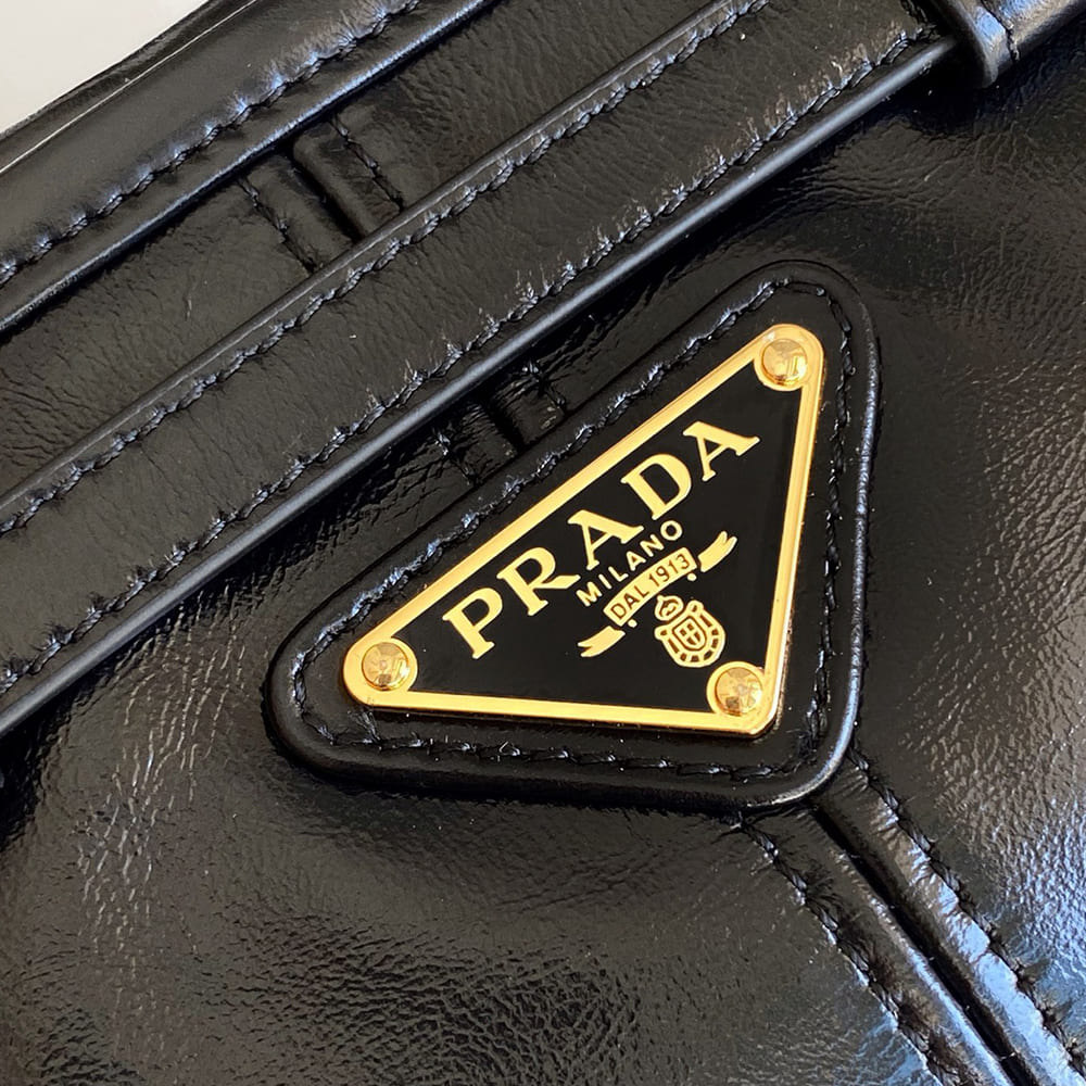 Pra*a Bonnie leather mini handbag(HIGH-END GRADE)