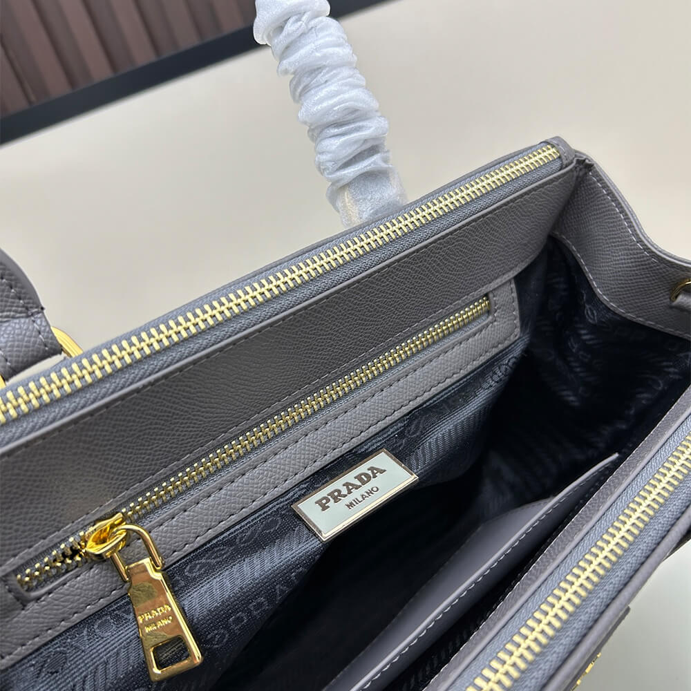 Pra*a Galleria medium Saffiano leather bag(HIGH-END GRADE)