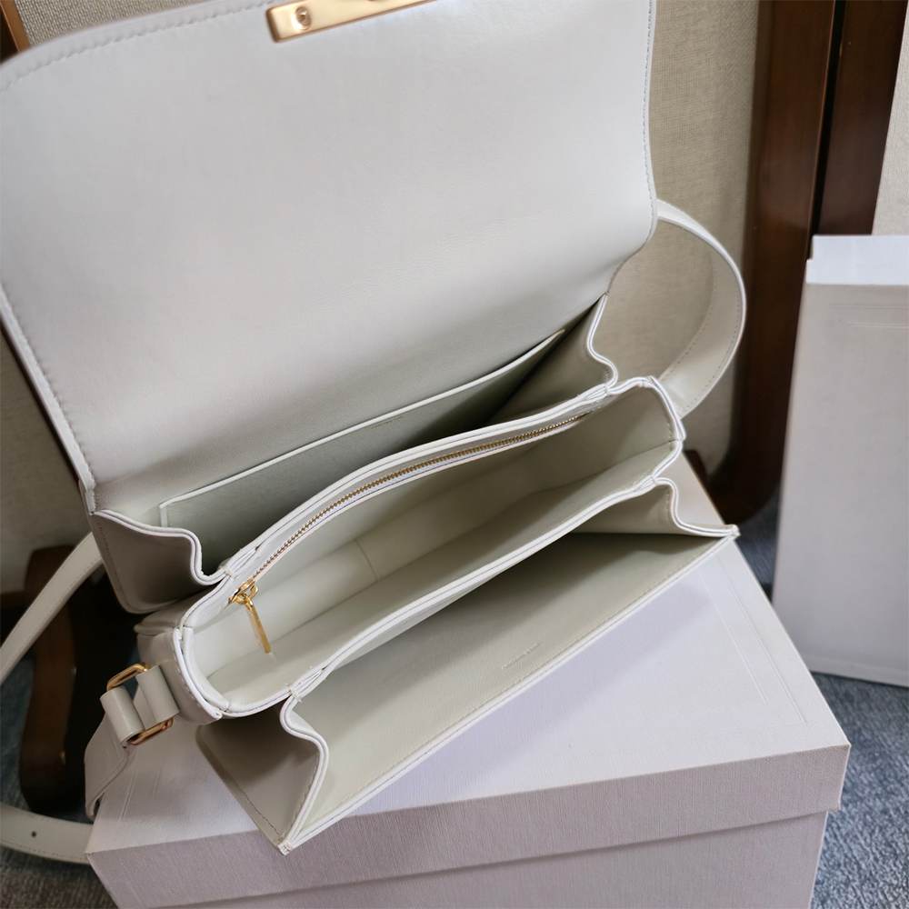 Ce1i*e TEEN TRIOMPHE BAG IN shiny calfskin(HIGH-END GRADE)