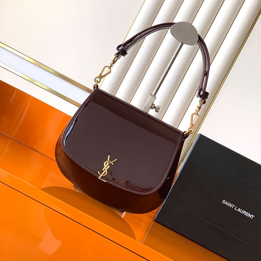 Y51 Mini VOLTAIRE TOP HANDLE bag in patent leather
