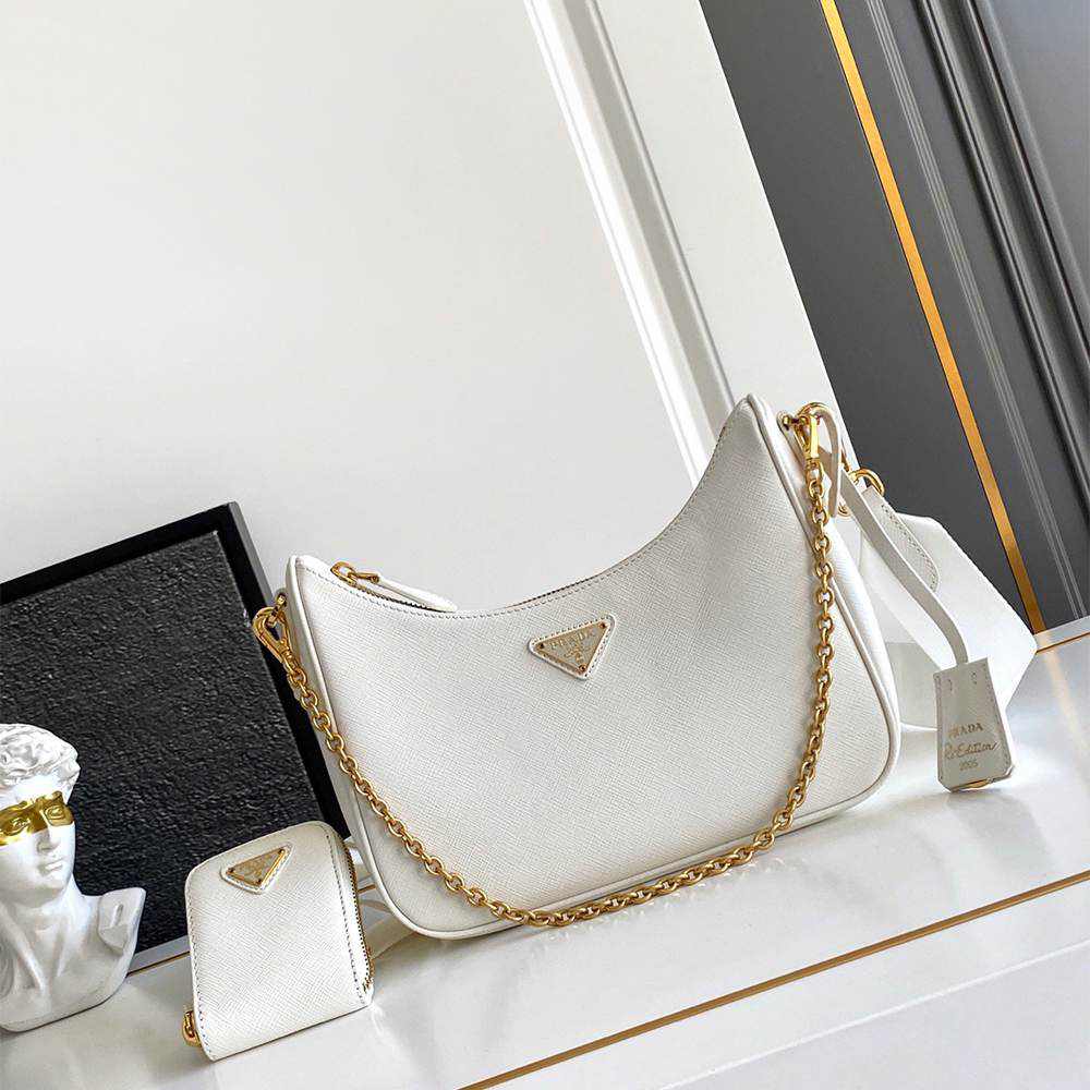 Pra*a Re-Edition 2005 Saffiano leather bag