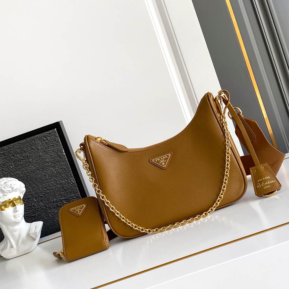 Pra*a Re-Edition 2005 Saffiano leather bag