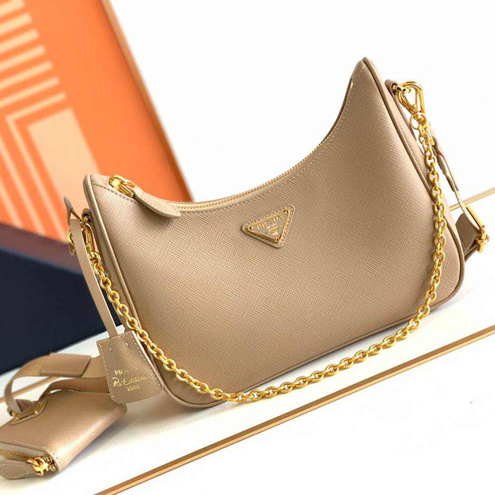Pra*a Re-Edition 2005 Saffiano leather bag
