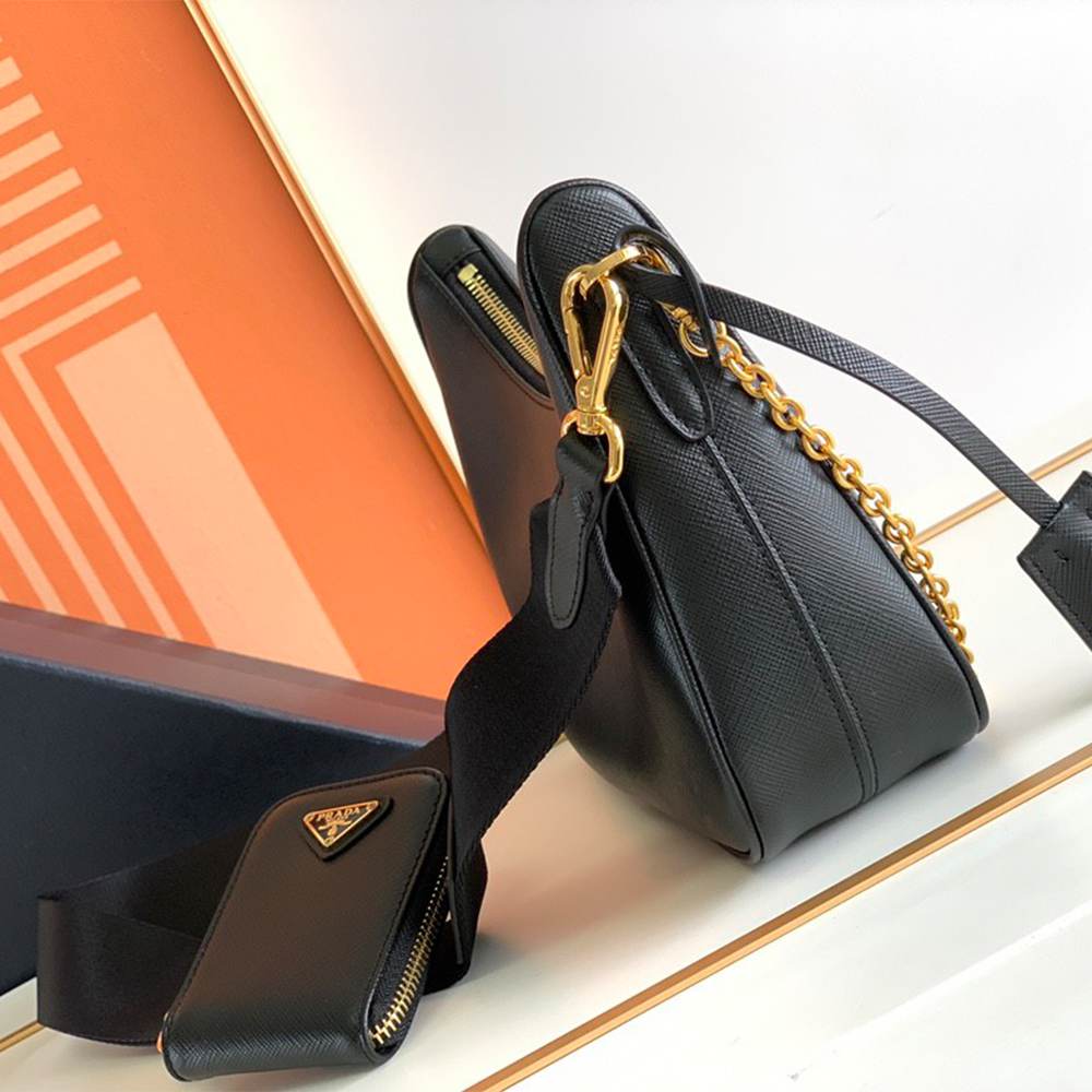 Pra*a Re-Edition 2005 Saffiano leather bag