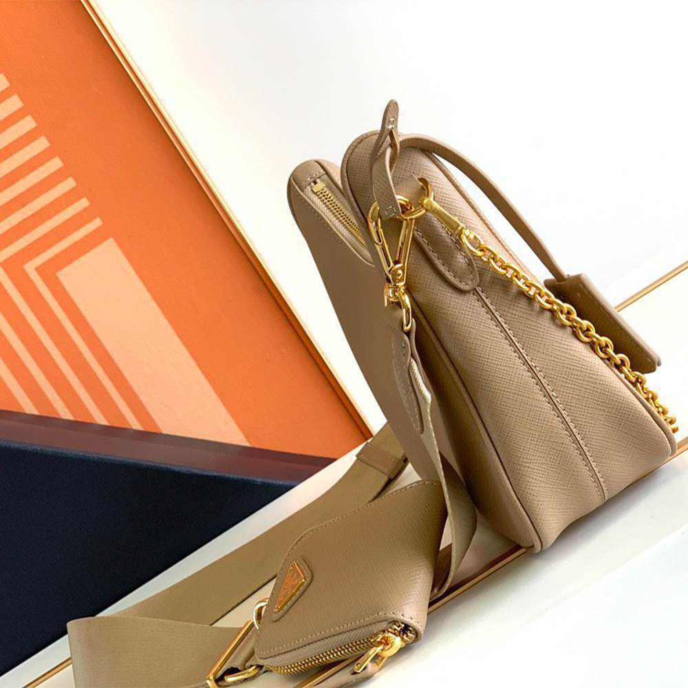 Pra*a Re-Edition 2005 Saffiano leather bag