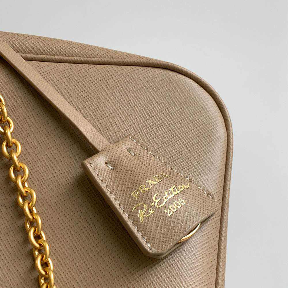 Pra*a Re-Edition 2005 Saffiano leather bag