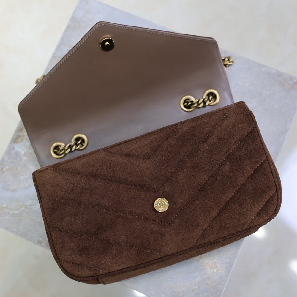 Y51 LOULOU Small in MATELASSE suede(HIGH-END GRADE)