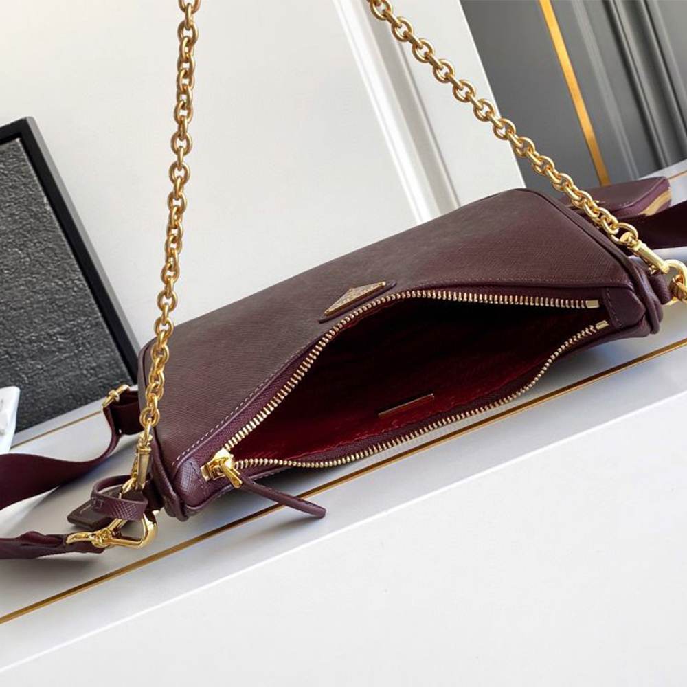 Pra*a Re-Edition 2005 Saffiano leather bag