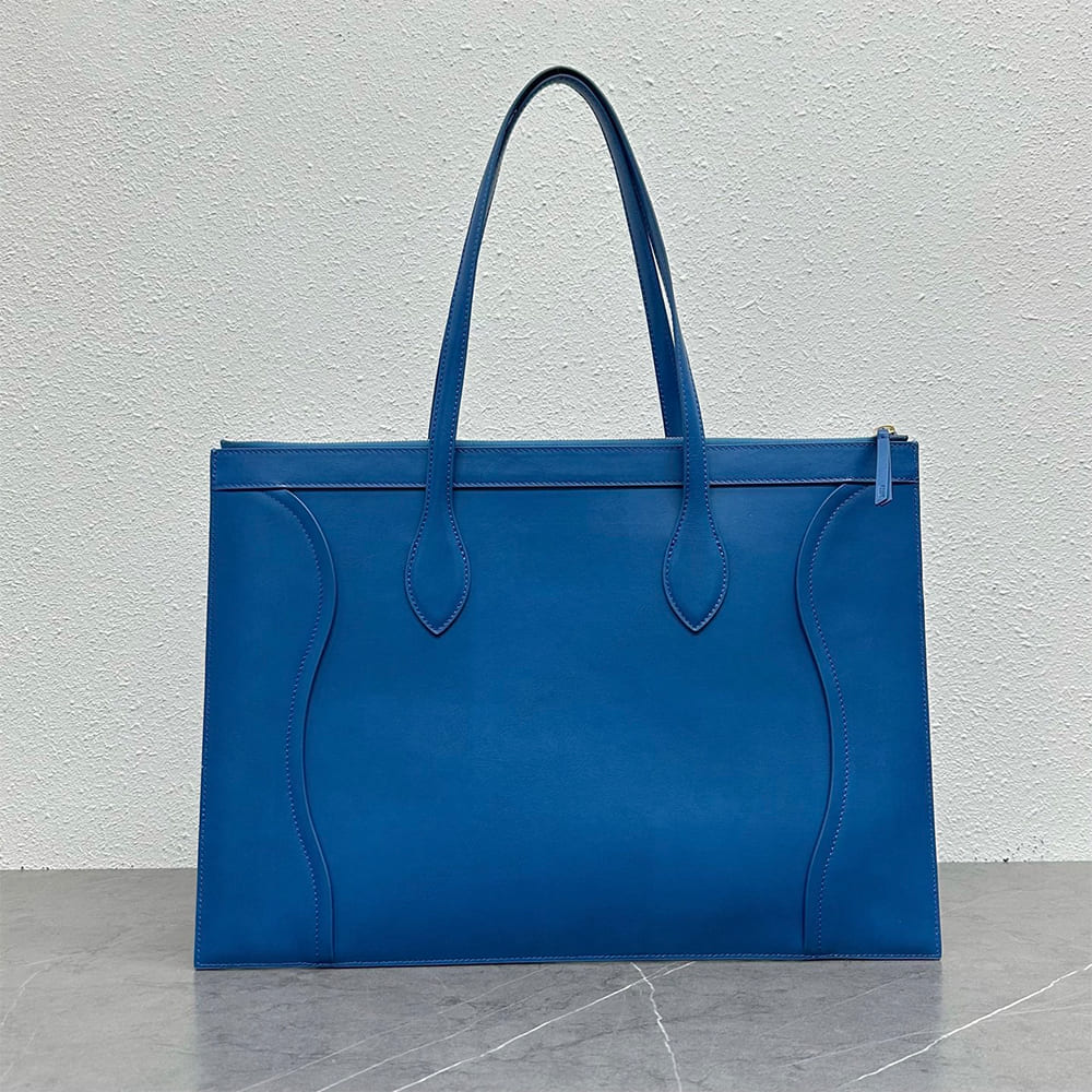 cline flat cabas new lU*gage in glossy calfskin