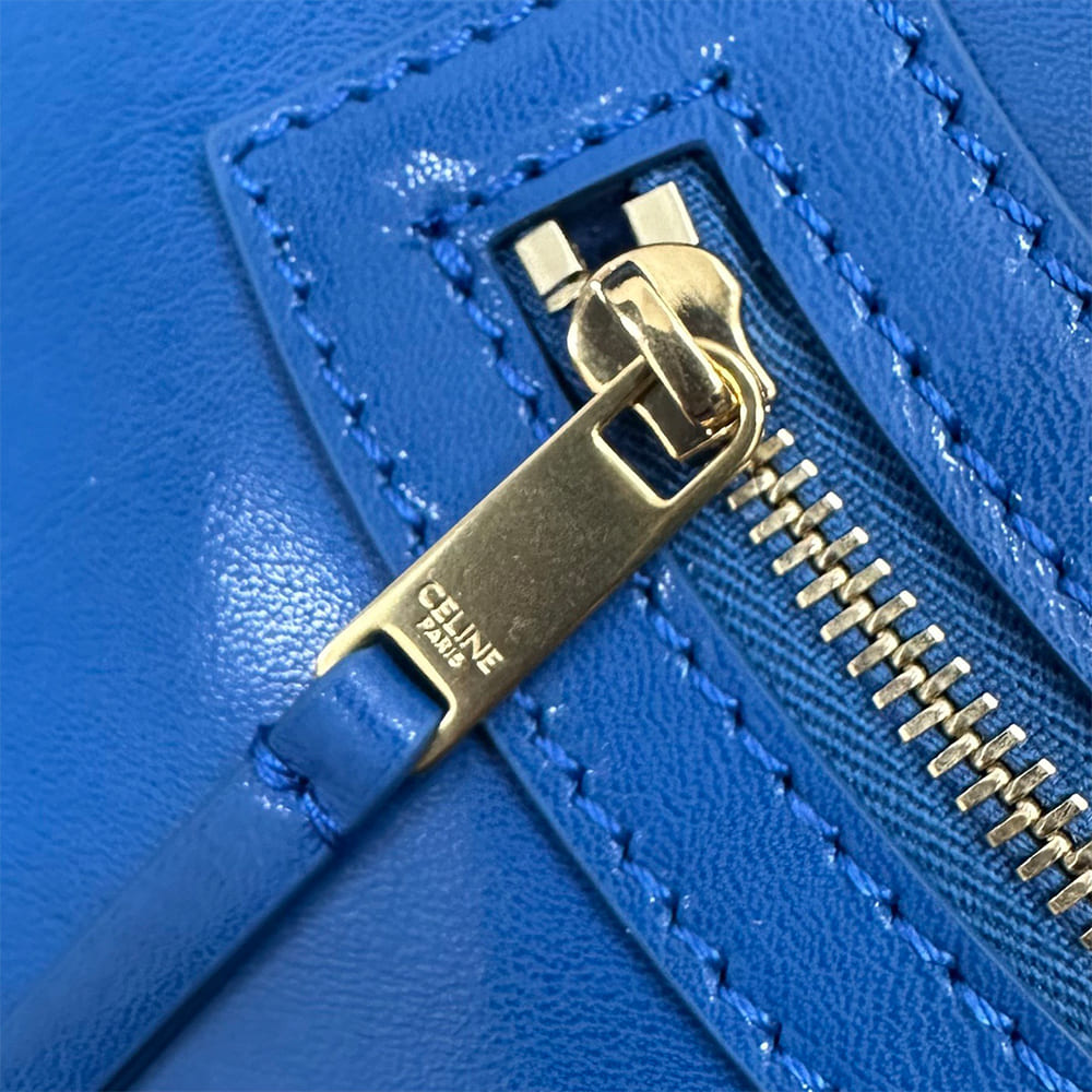 cline flat cabas new lU*gage in glossy calfskin